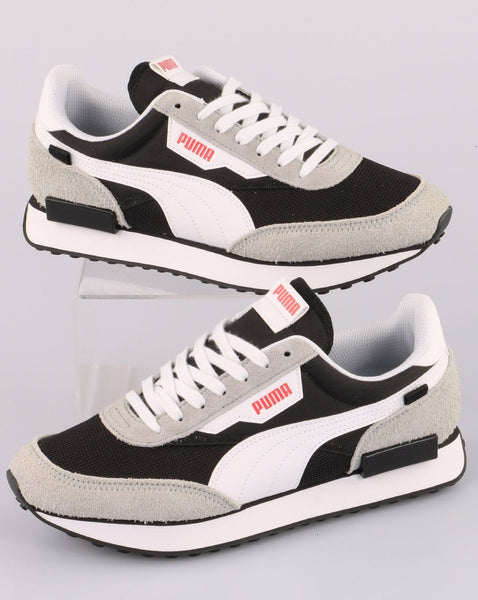 Puma Future Rider Vintage Trainers Black/Grey