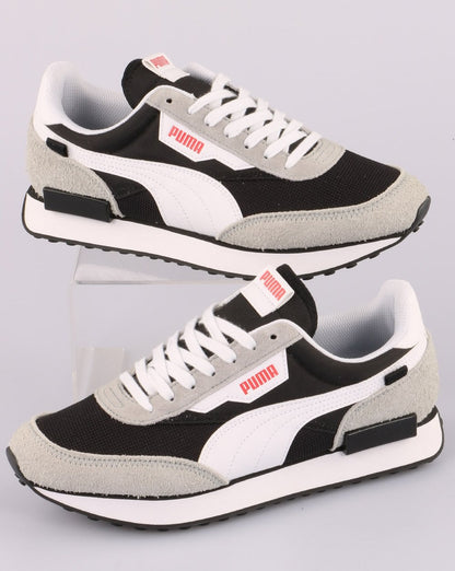 Puma Future Rider Vintage Trainers Black/Grey