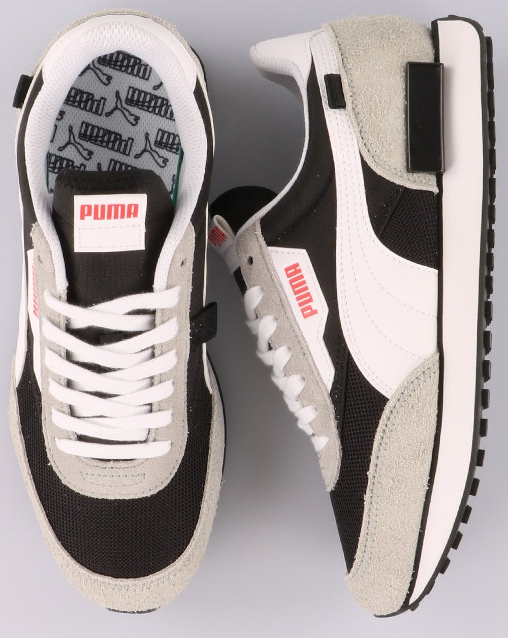 Puma Future Rider Vintage Trainers Black/Grey