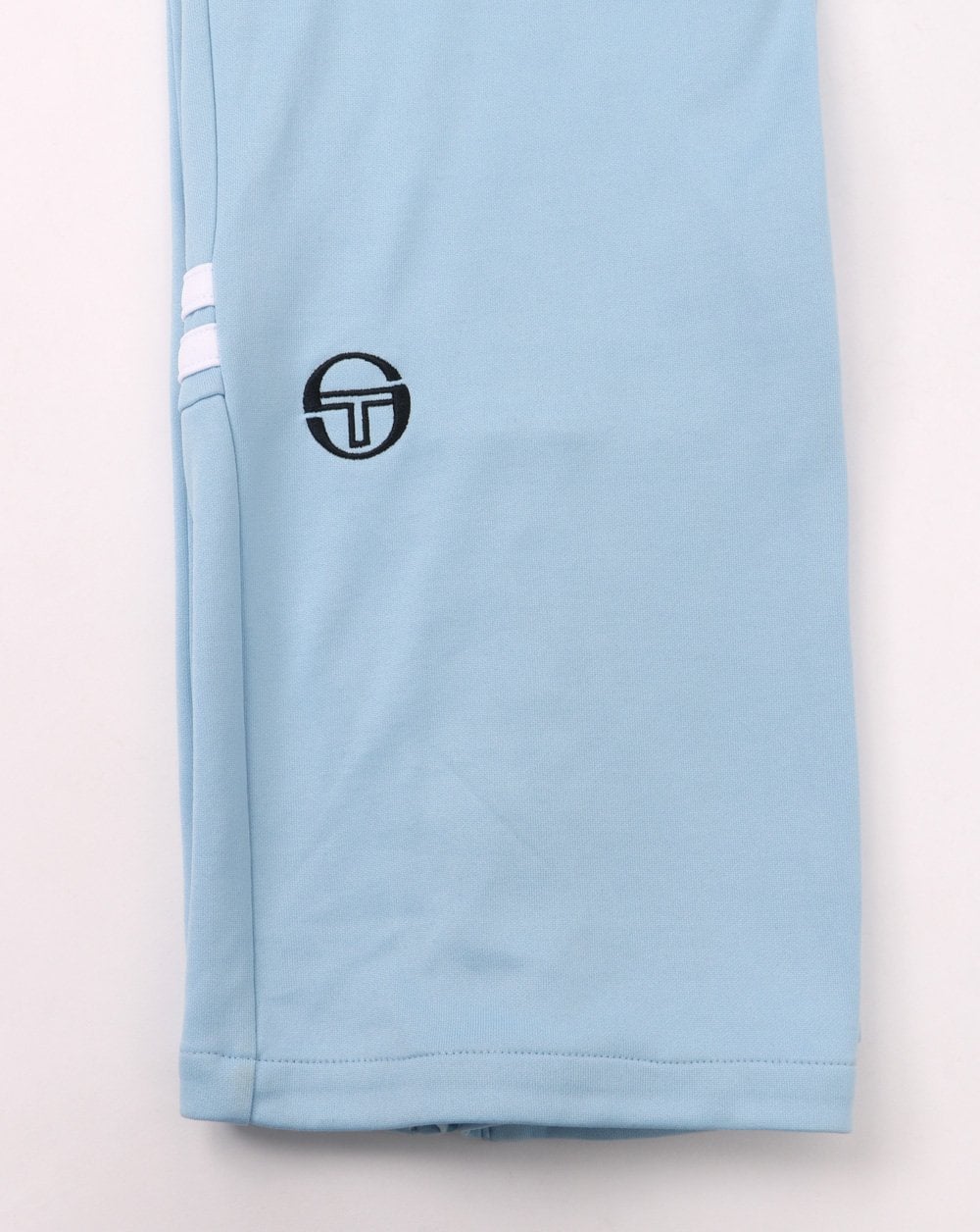 Sergio Tacchini Zip Bottom Track Pants Sky Blue/White