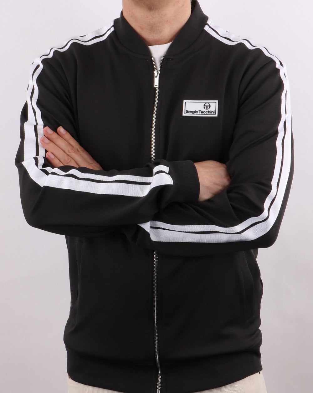 Sergio Tacchini Lazio Track Top Charcoal