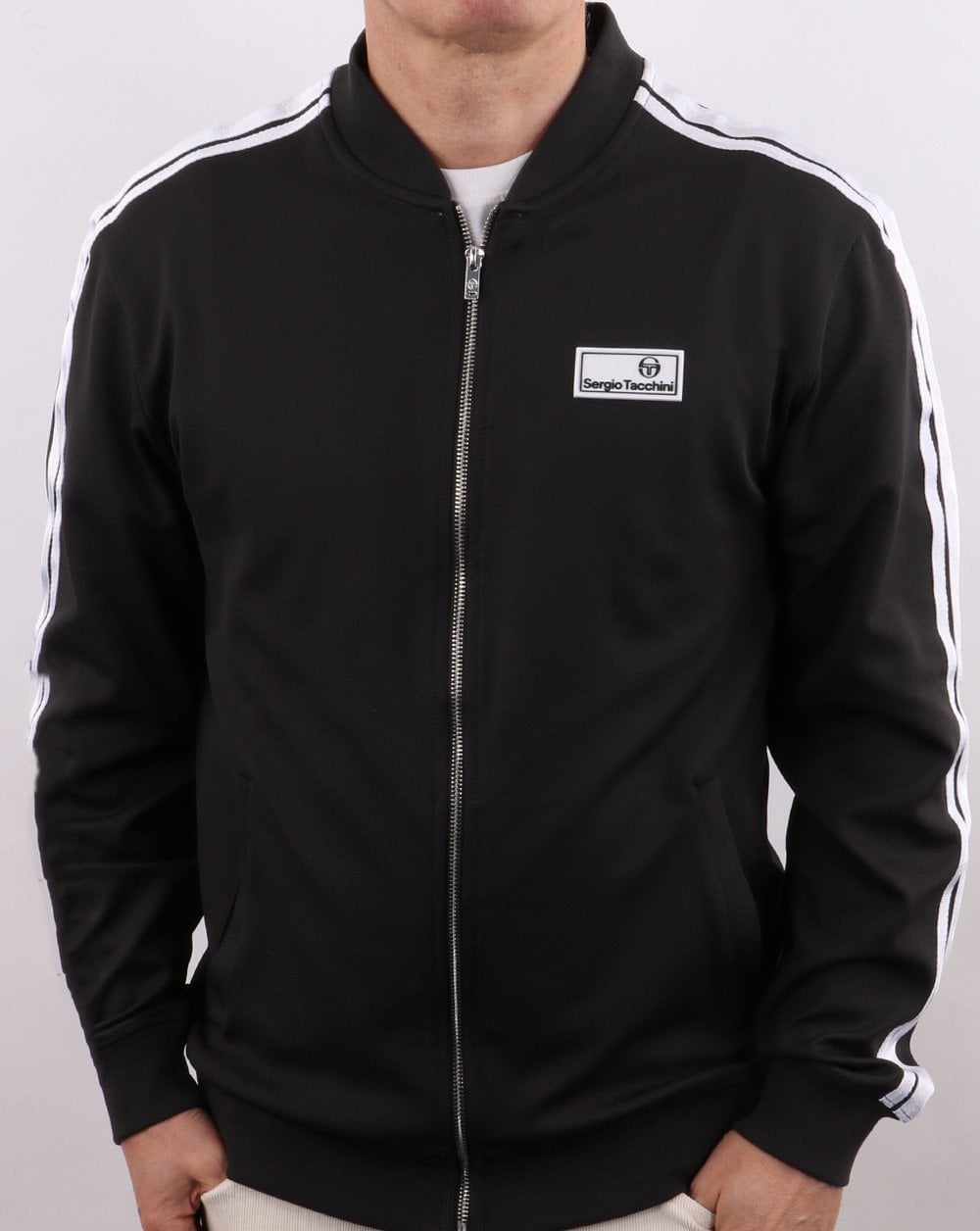 Sergio Tacchini Lazio Track Top Charcoal