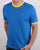 Fila Vintage Retro Ringer T Shirt Blue/Yellow