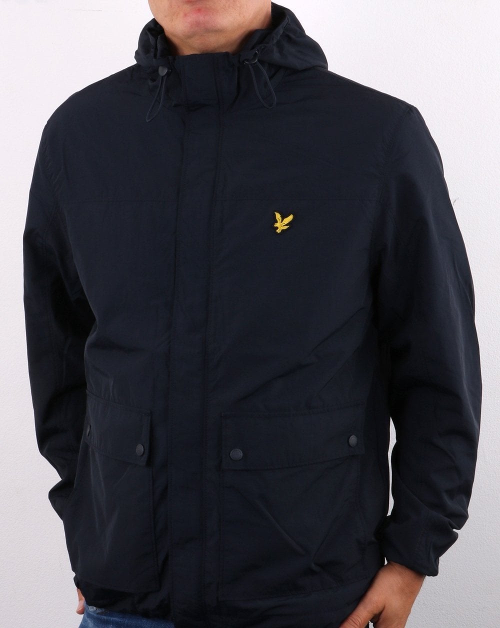 Lyle And Scott Hooded Jacket Navy