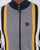 Trojan Houndstooth Panel Track Top Navy