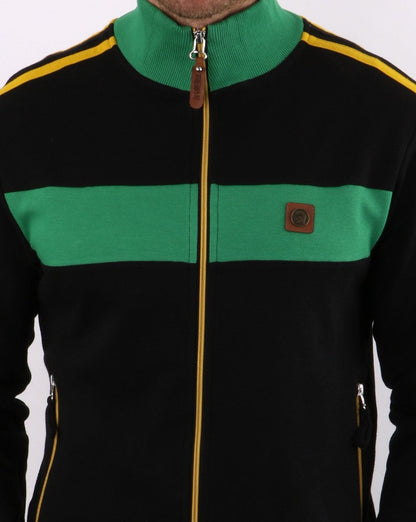 Trojan Twin Stripe Track Top Jamaica