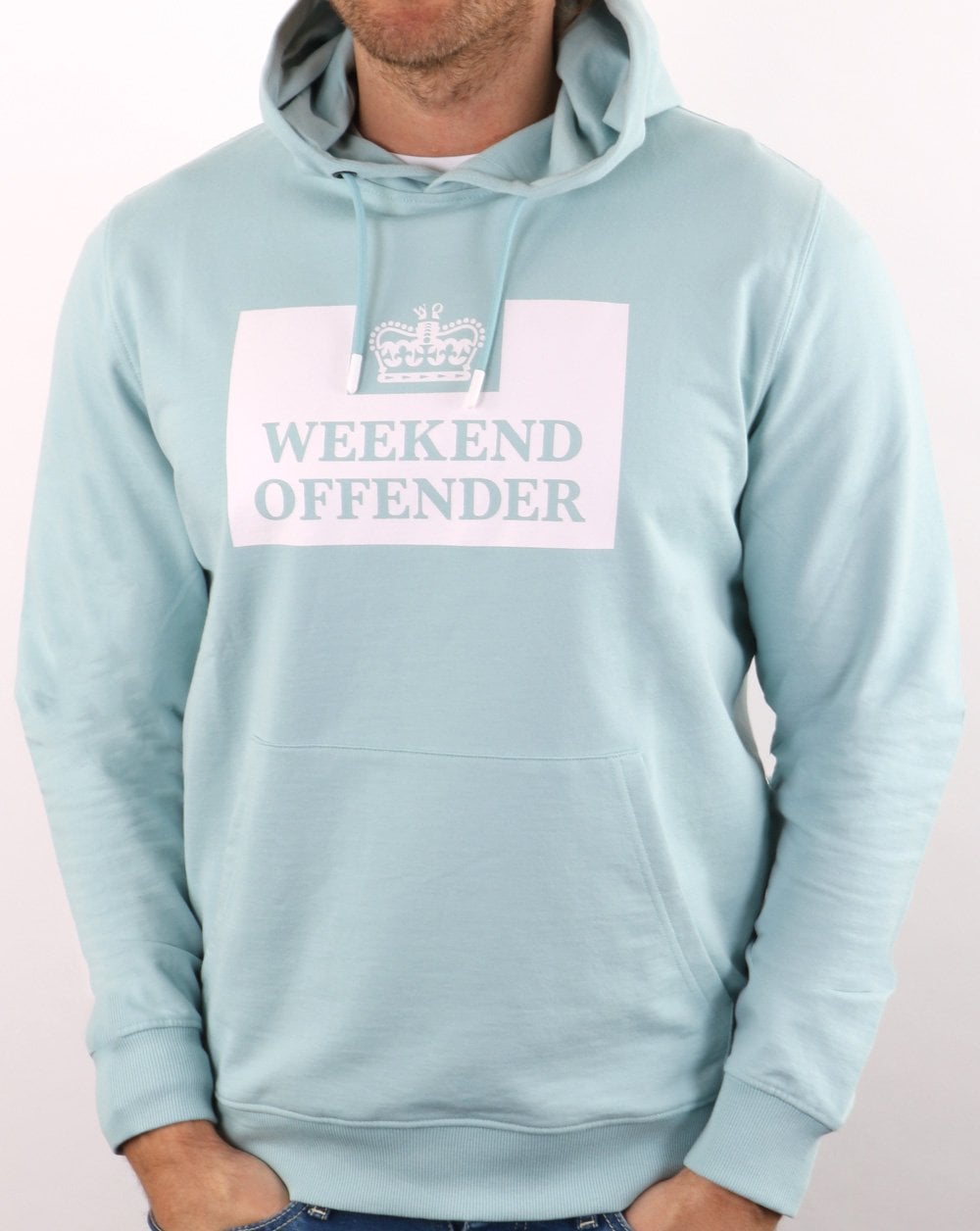 Weekend Offender Hm Service Classic Hoody Cloud Blue