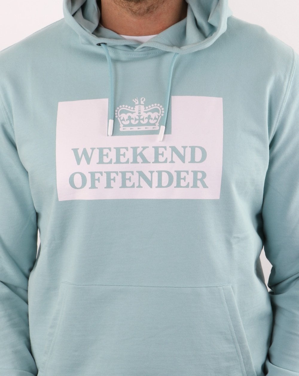 Weekend Offender Hm Service Classic Hoody Cloud Blue