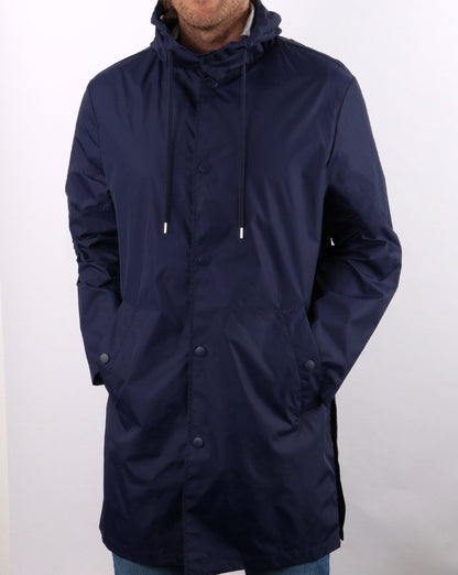 Benetton Hooded Mac Navy