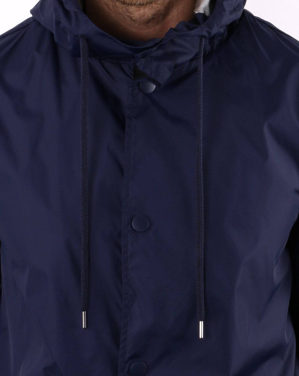 Benetton Hooded Mac Navy