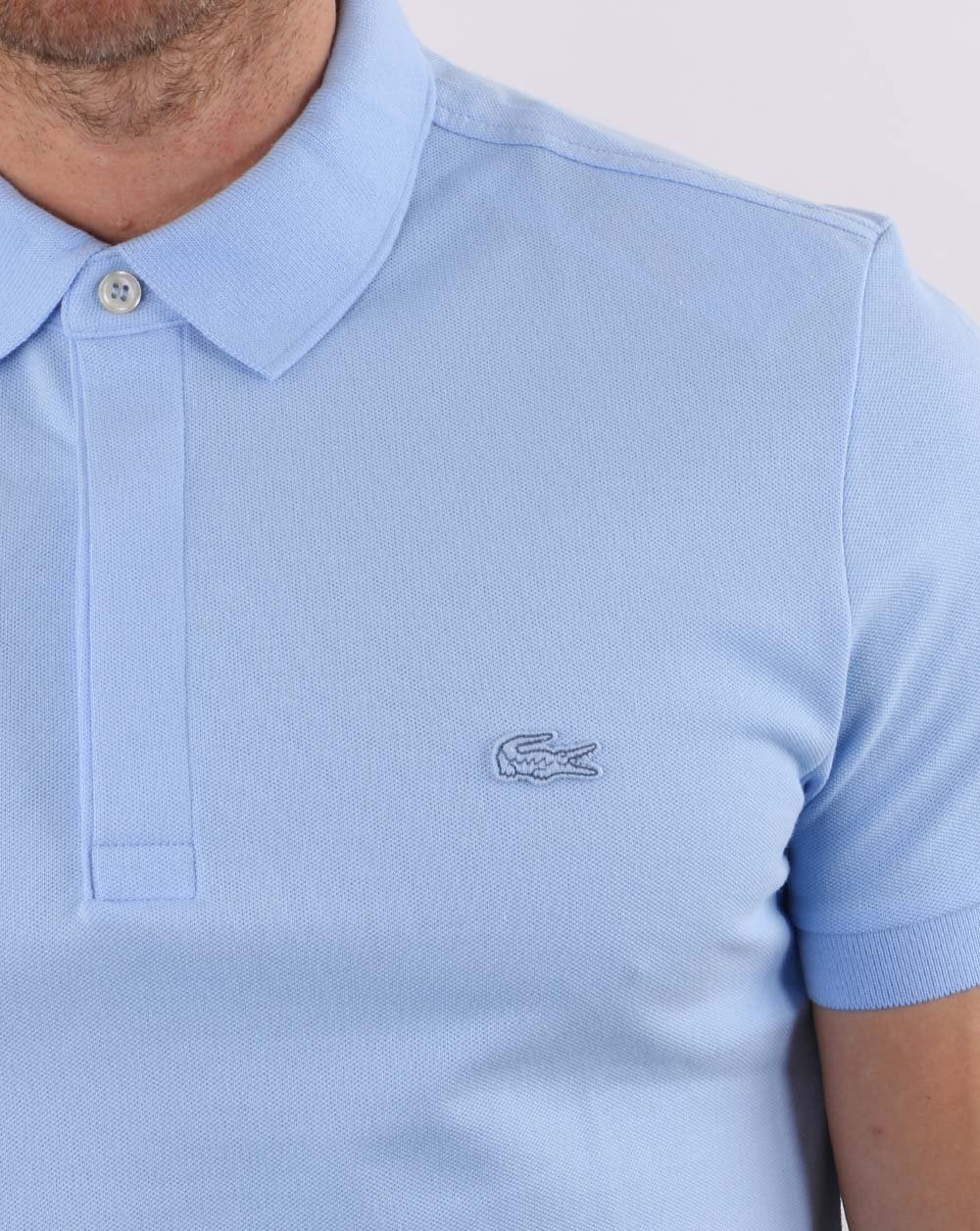 Lacoste Tonal Polo Shirt Sky Blue