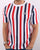 Sergio Tacchini Anzi T Shirt White/Red/Navy