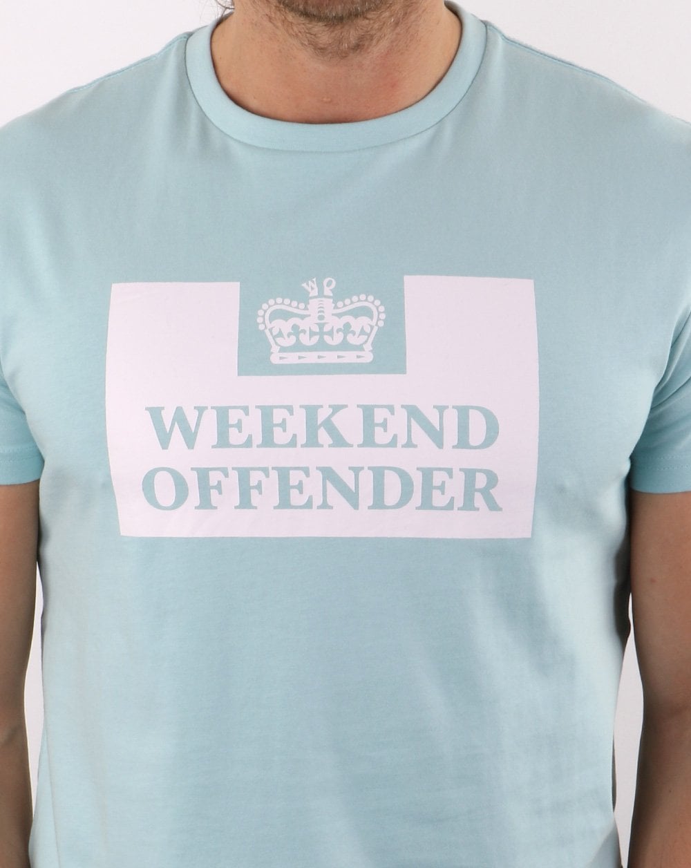 Weekend Offender Prison T-shirt Cloud Blue
