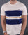Lacoste Colourblock T-shirt Cream/Navy