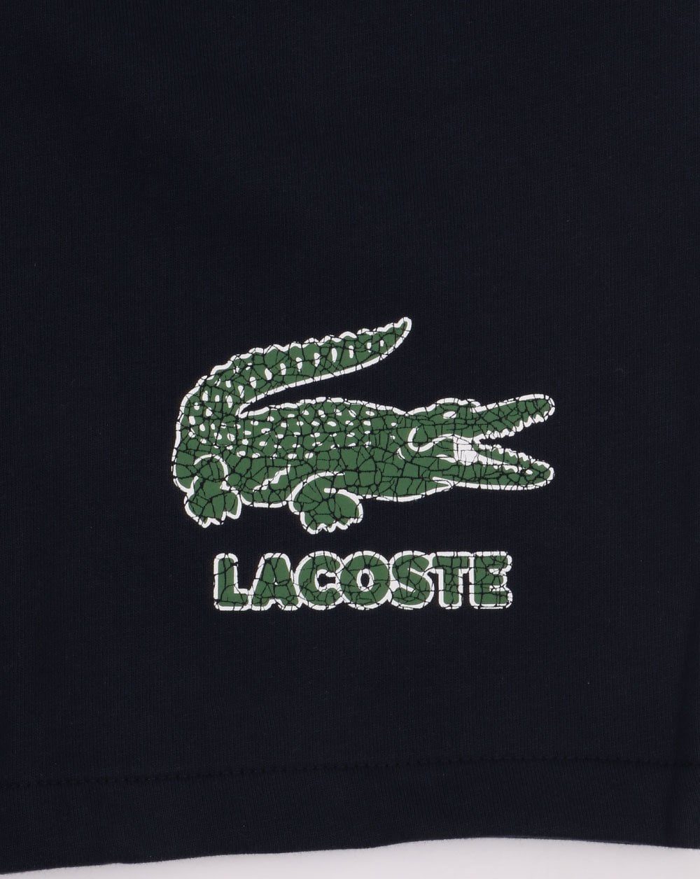 Lacoste Croc Print Shorts Navy