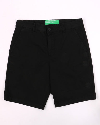 Benetton Chino Shorts Black