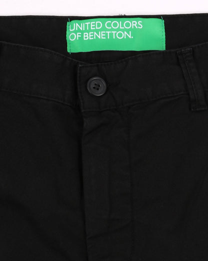 Benetton Chino Shorts Black