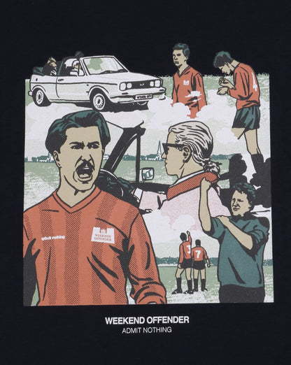 Weekend Offender Yeti T Shirt Navy