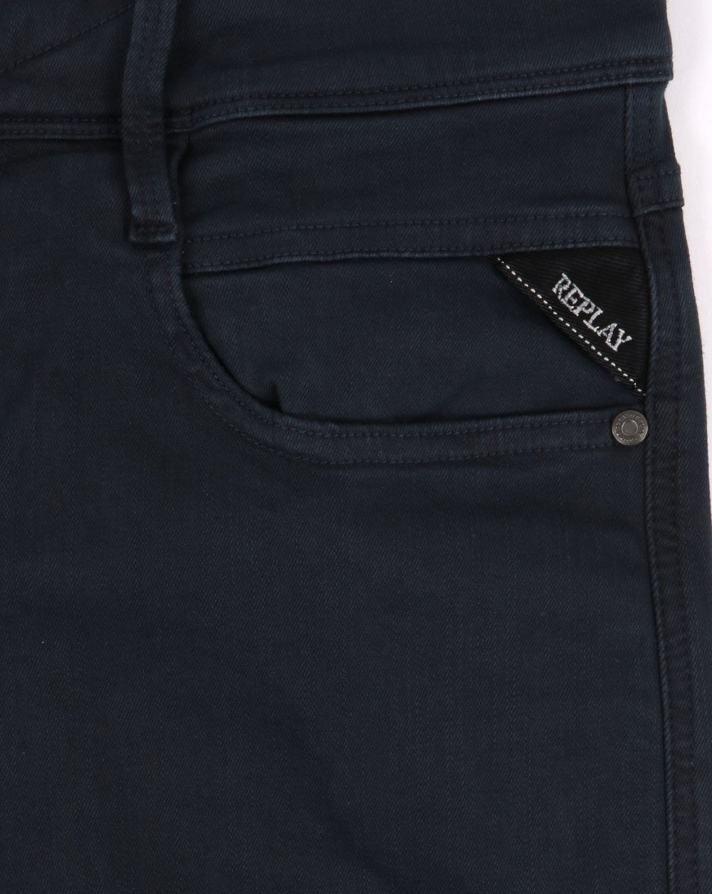 Replay Anbass Hyperflex Twill Jeans Blue