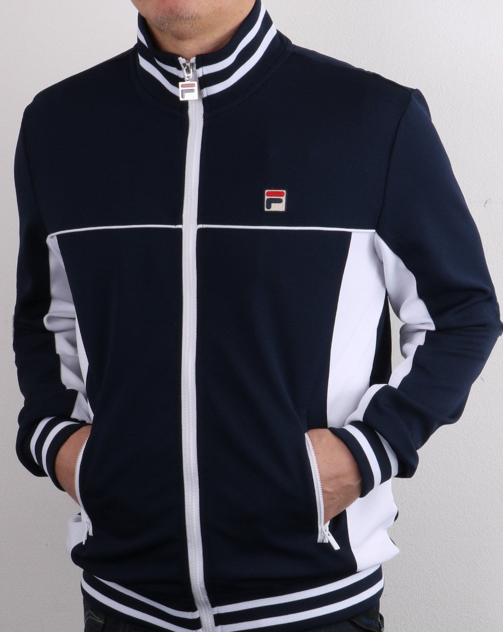 Fila Vintage Onyx Track Top Navy