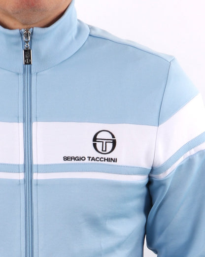 Sergio Tacchini Masters Track Top Sky Blue/White