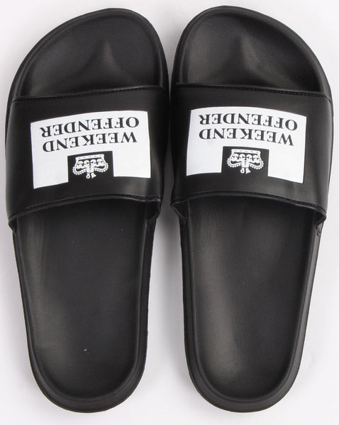 Weekend Offender La Piscine Slides Black