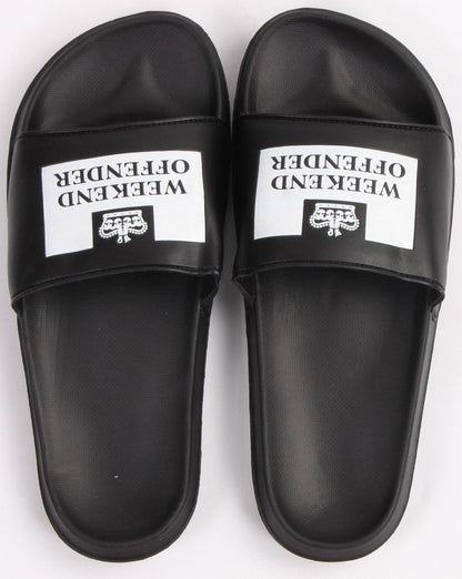 Weekend Offender La Piscine Slides Black