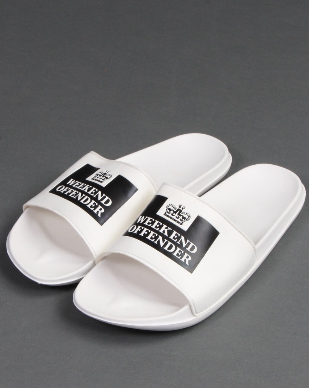 Weekend Offender La Piscine Slides White