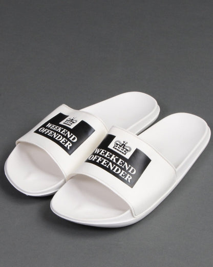 Weekend Offender La Piscine Slides White
