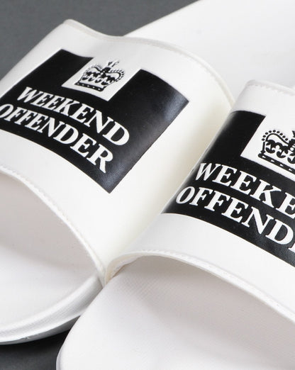 Weekend Offender La Piscine Slides White