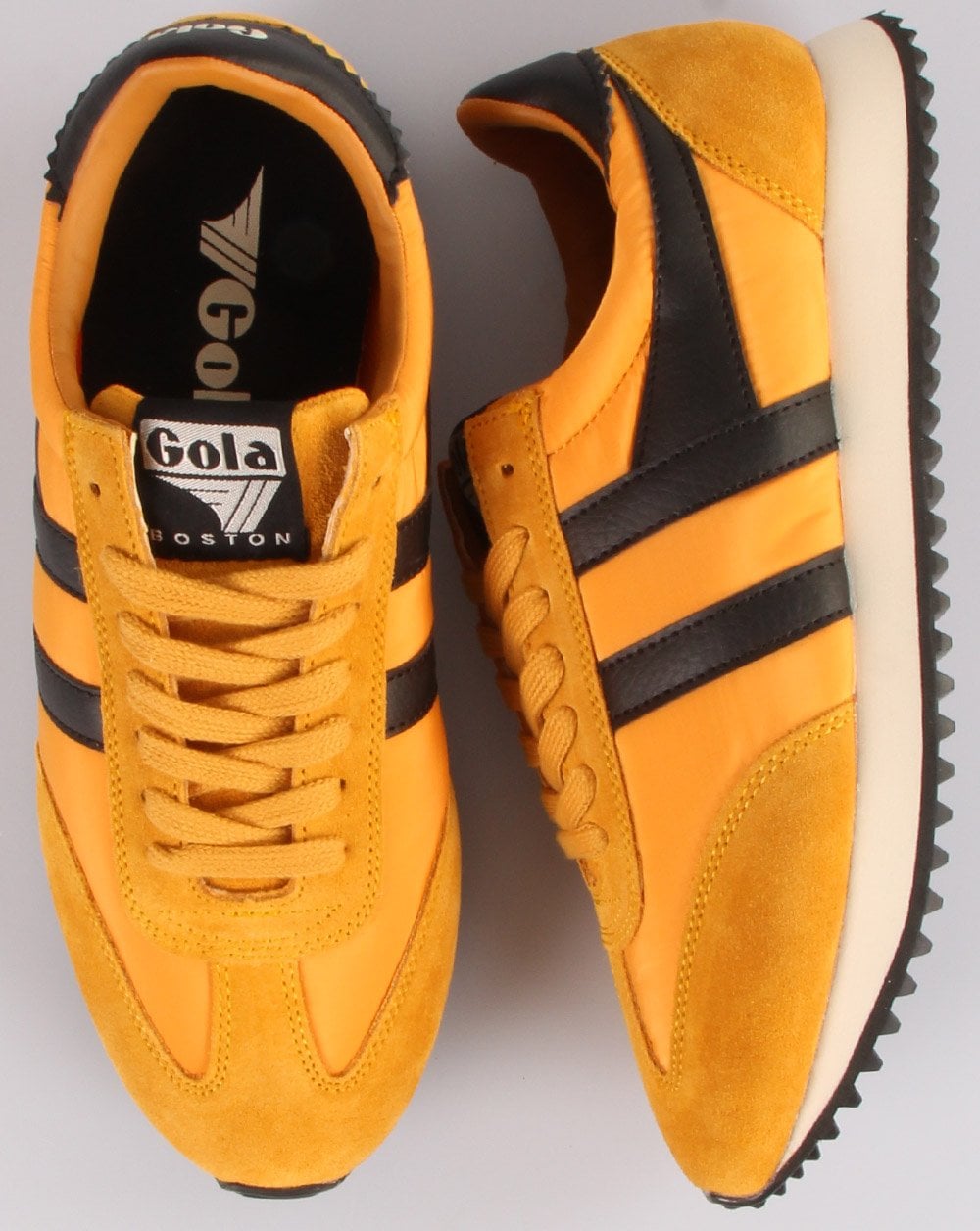 Gola Boston 78 Trainer Yellow/Black