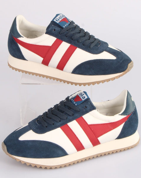 Gola Boston 78 Trainer Vintage Blue/White/Red