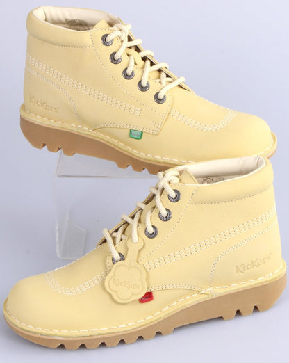 Kickers Kick Hi Nubuck Boot Soft Yellow