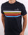 Sergio Tacchini Navy Multi stripe T-shirt
