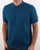 Ben Sherman Short Sleeve Knitted Polo Petrol Blue