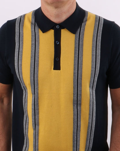 Ben Sherman Mod Stripe Polo Dark Navy