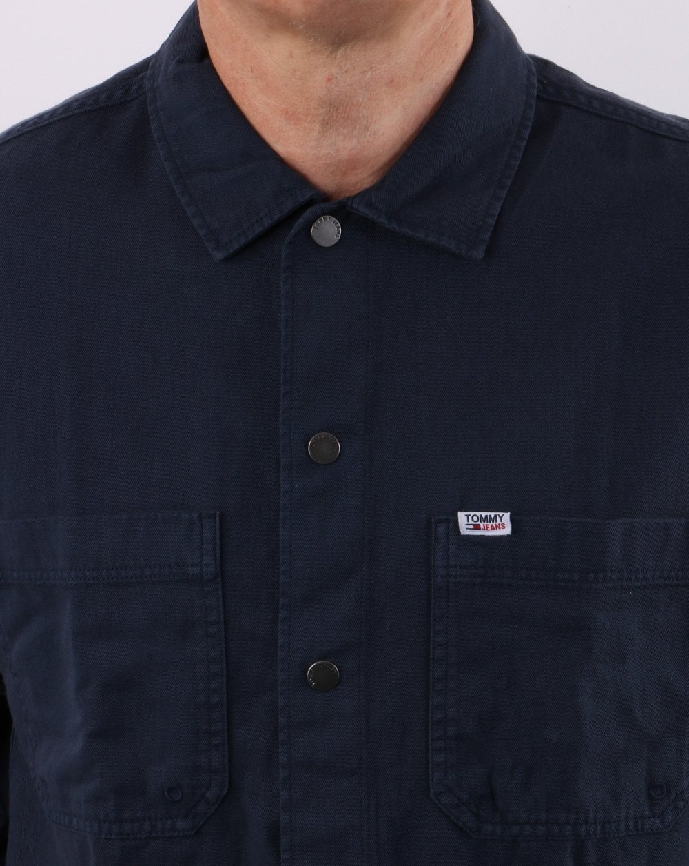 Tommy Jeans Lightweight Twill Overshirt Navy