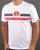 Ellesse Glisenta T Shirt White/Navy/Red