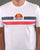Ellesse Glisenta T Shirt White/Navy/Red