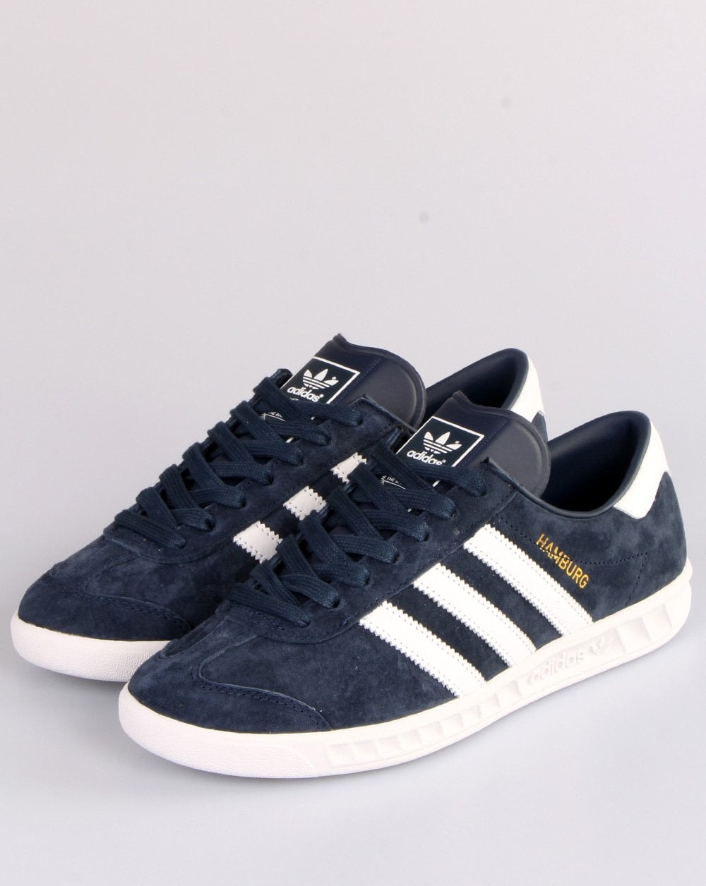 Adidas Hamburg Trainers Navy/White