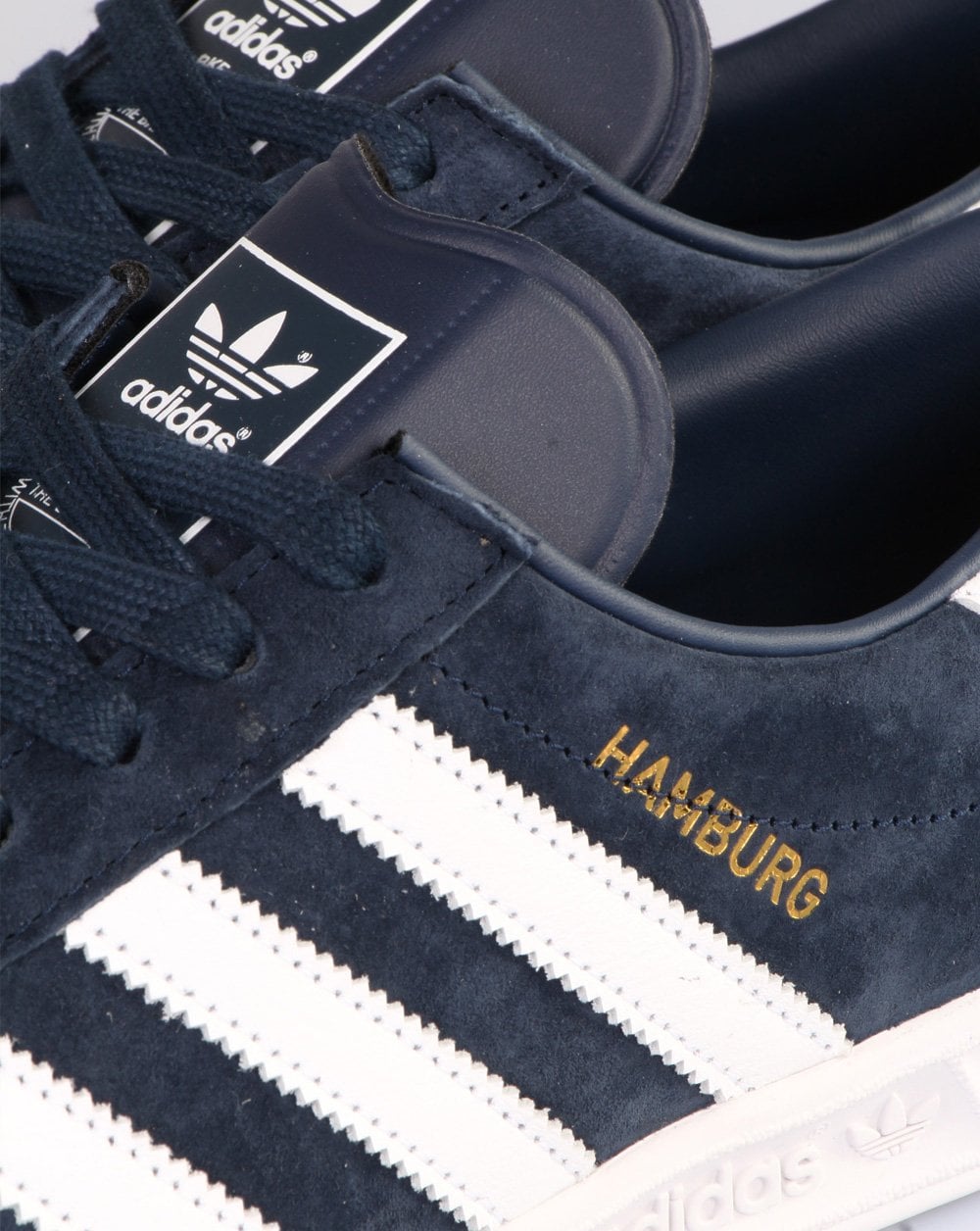 Adidas Hamburg Trainers Navy/White