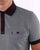 Gabicci Vintage Two Tone Polo Navy / Grey