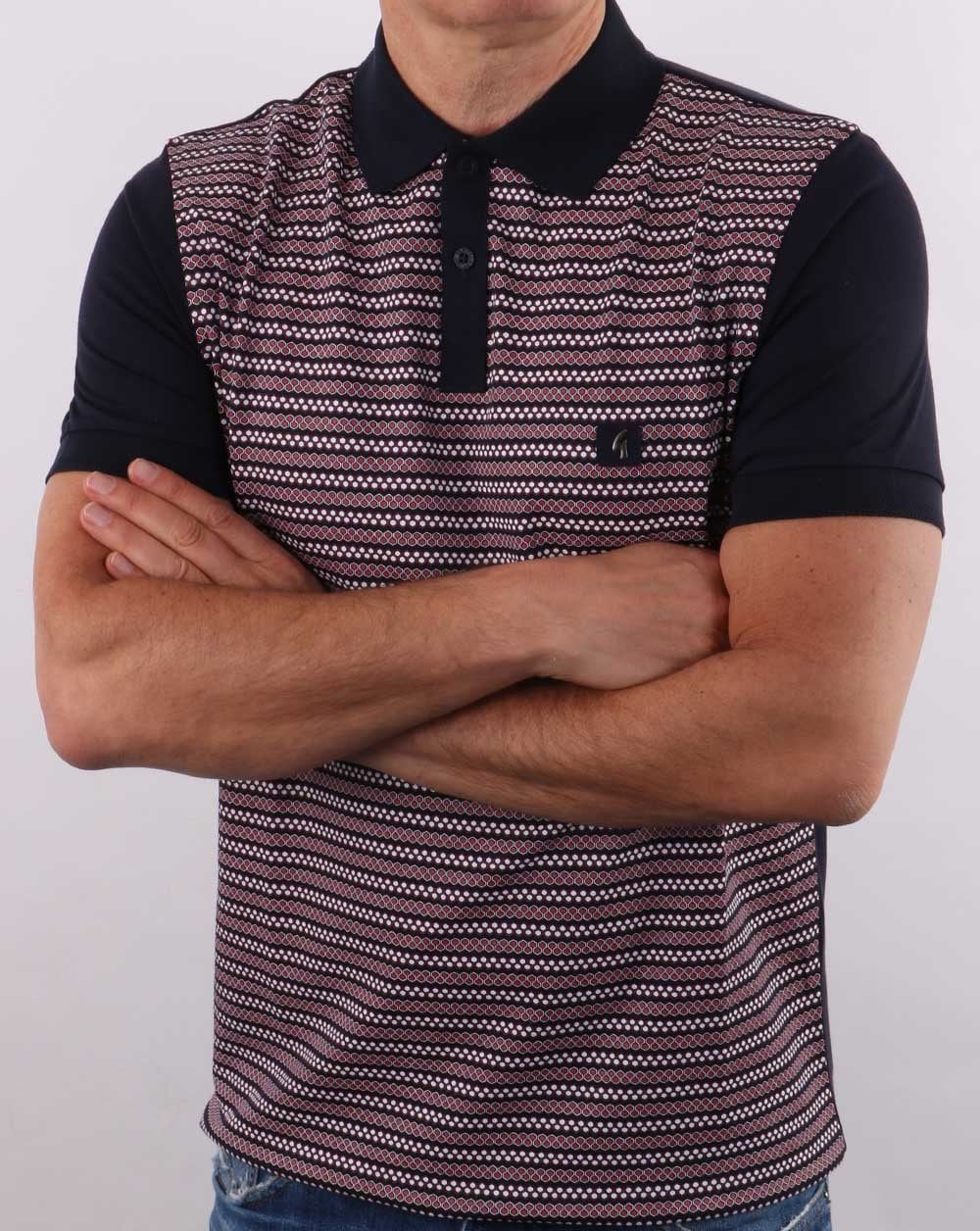 Gabicci Vintage Mills Polo Navy