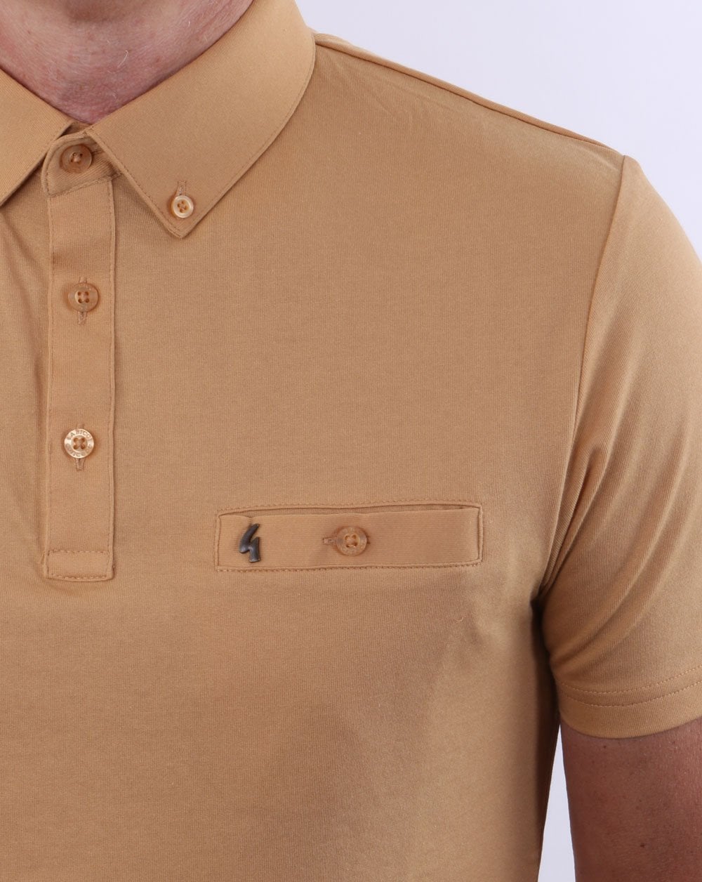 Gabicci Vintage Ladro Polo Shirt Sand