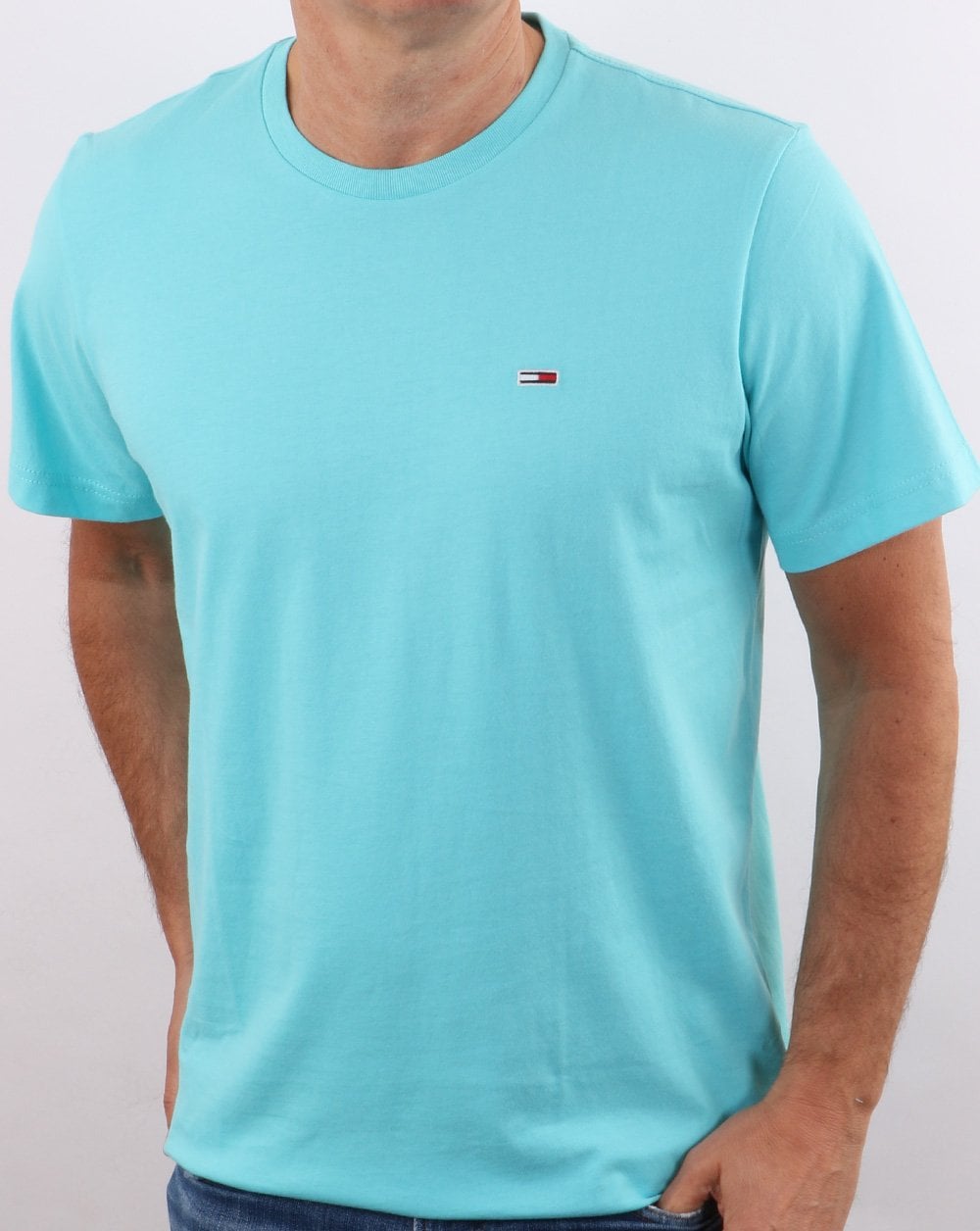 Tommy Jeans Classics T-shirt Aqua Blue