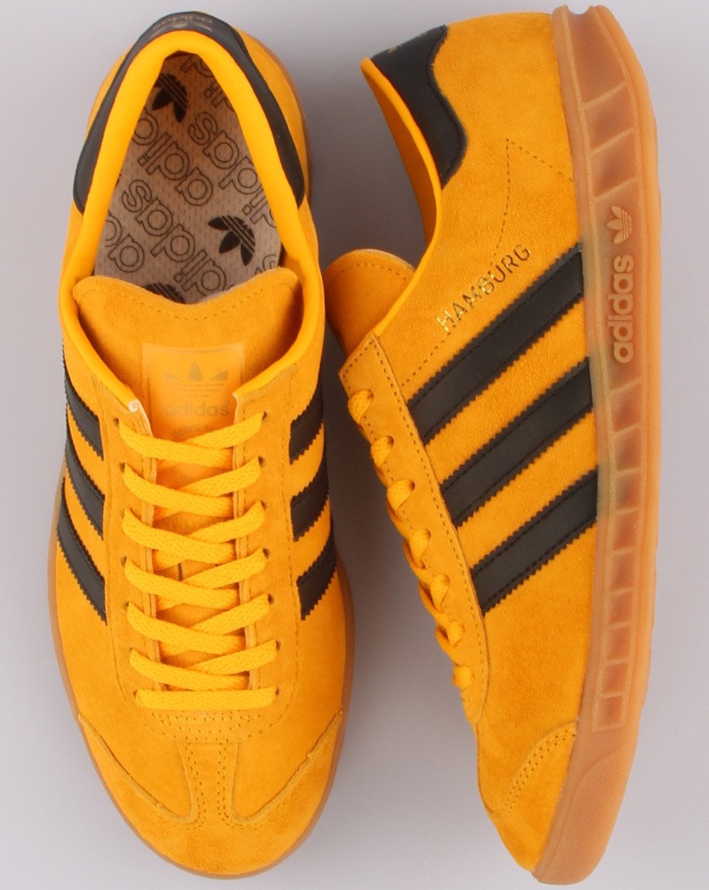 Adidas Hamburg Trainers Yellow/Black