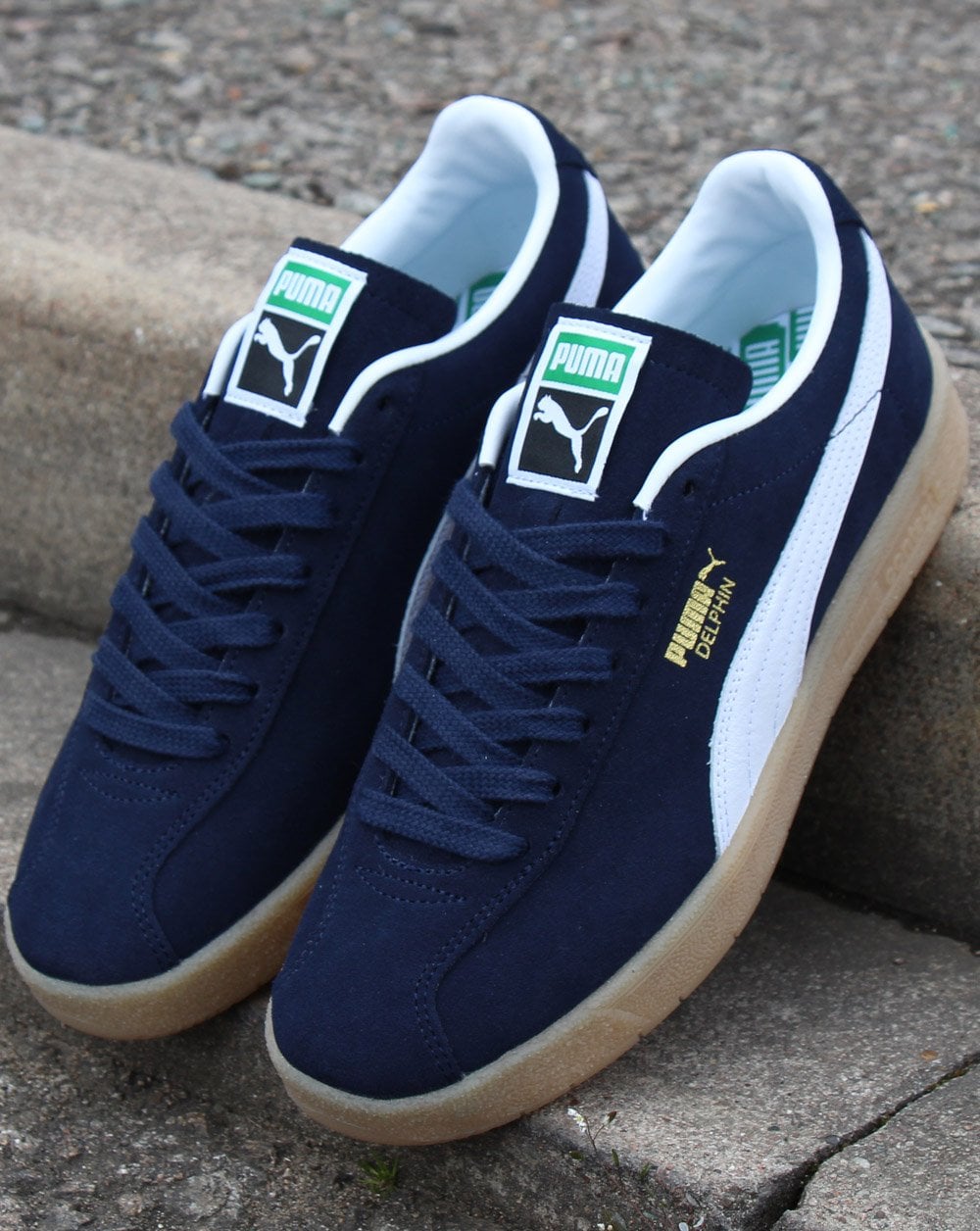 Puma Delphin Trainer Navy/White