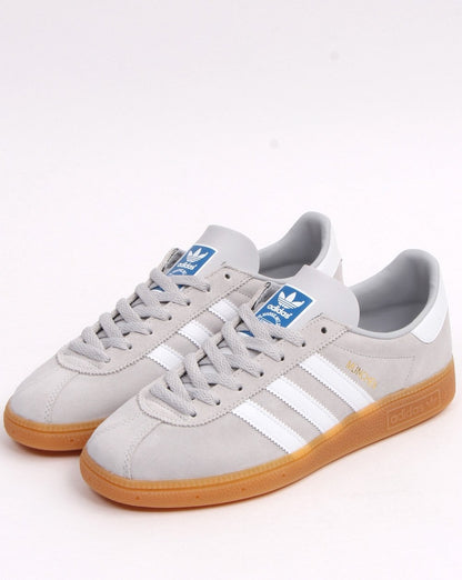 Adidas Munchen Trainers Light Grey/White