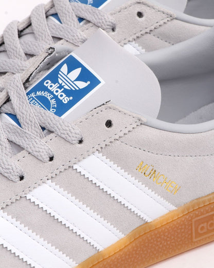 Adidas Munchen Trainers Light Grey/White
