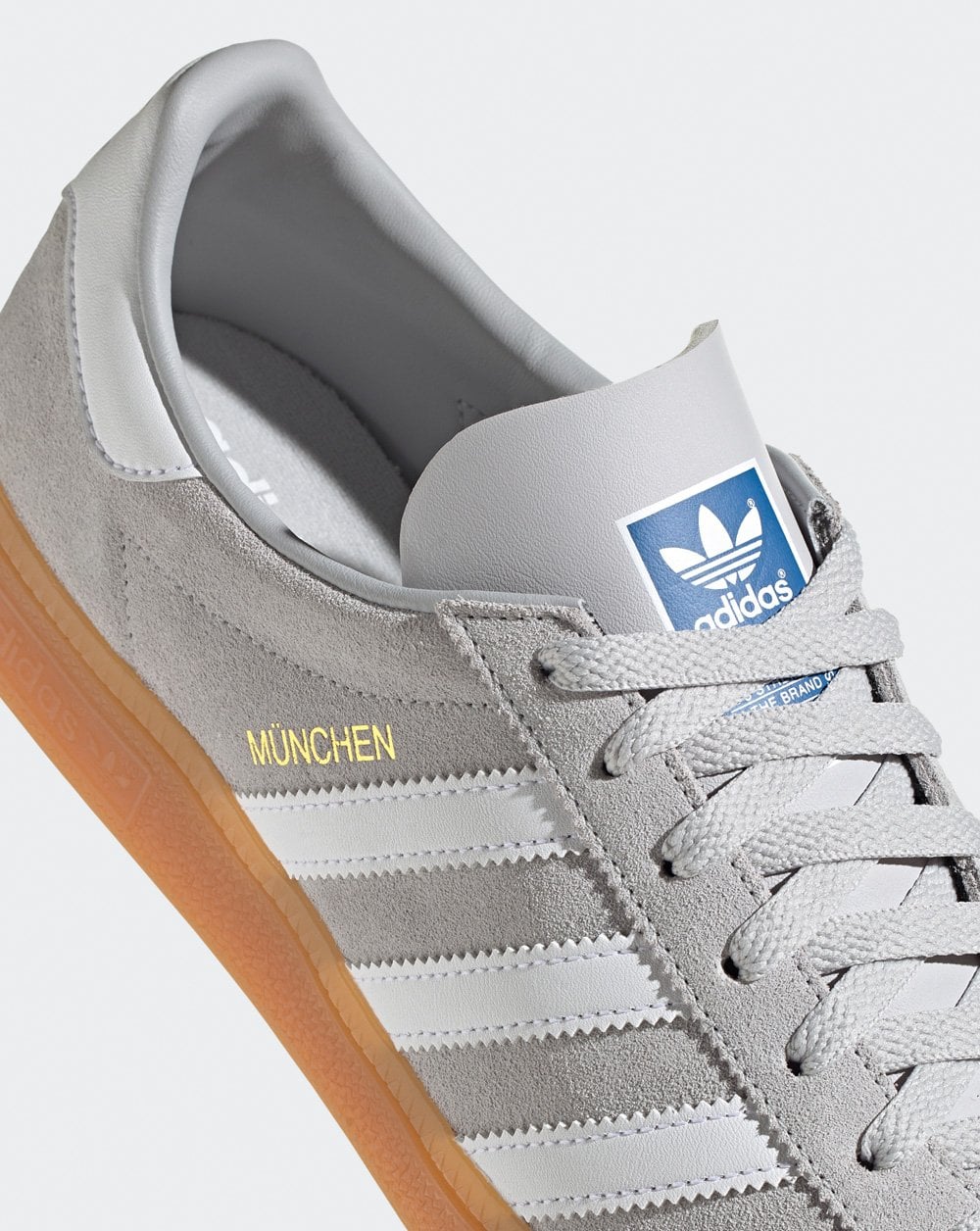 Adidas Munchen Trainers Light Grey/White